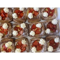 Strawberries & Cream Danish Strawberries & Cream Danish